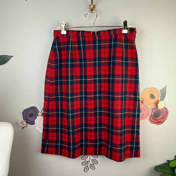 Pendleton Plaid Wool Blazer & Skirt Set - Size - 12 - Picture 12 of 12